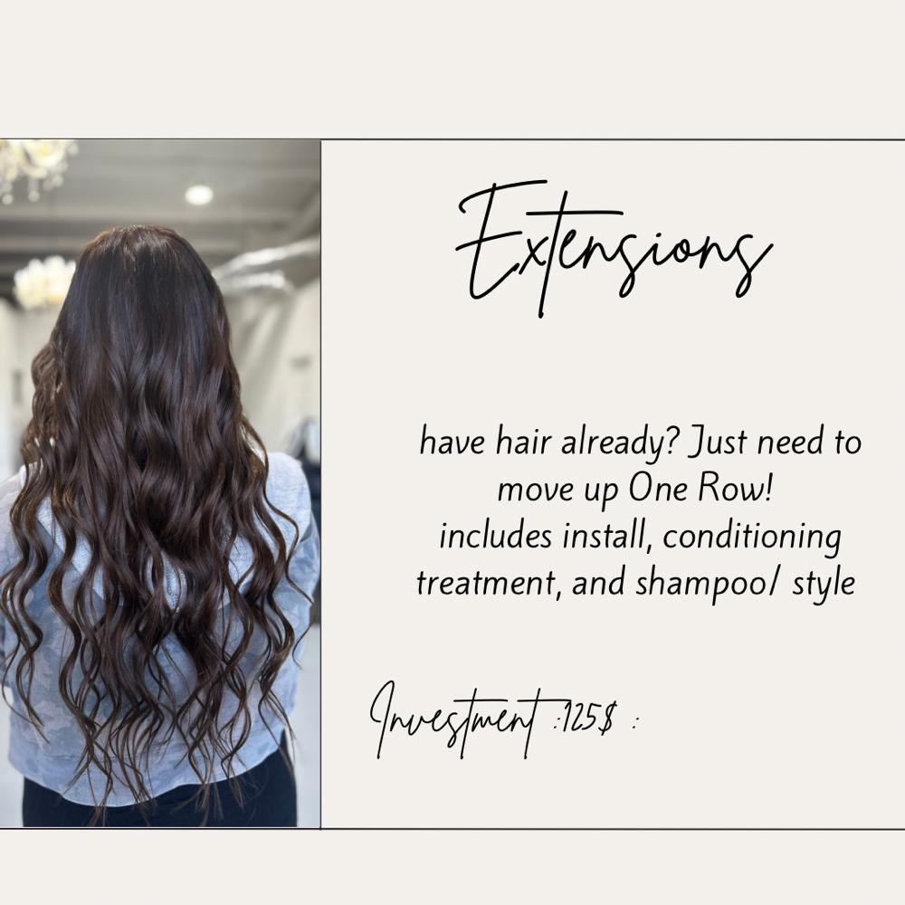 1 Row Extension Install at Locks By Ang in Vidor, TX