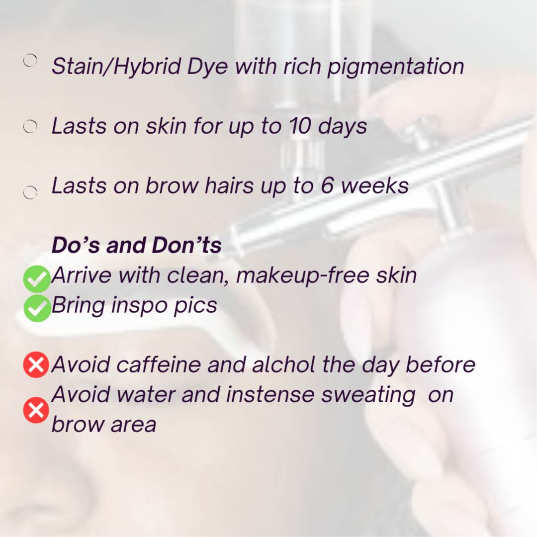 Airbrush Brows Model