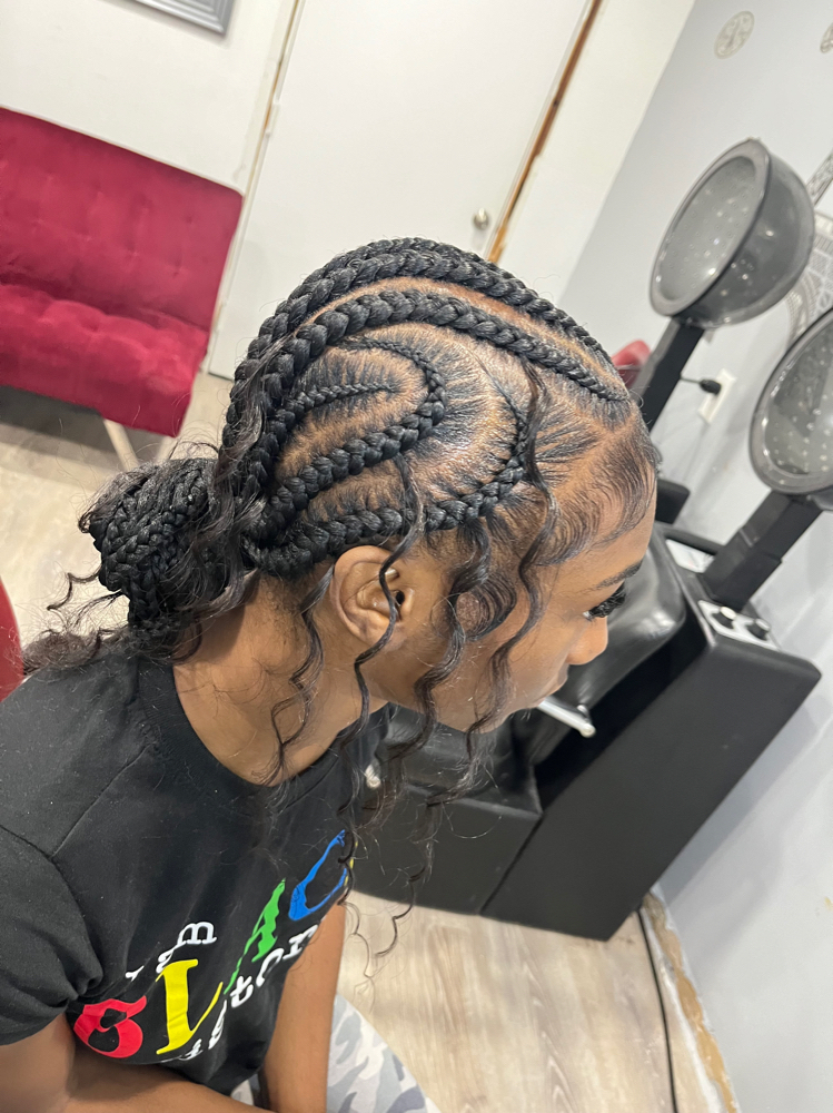 9 boho stitch braids (Alecia keys ) at The Hairapist Experience in Mount morris, MI