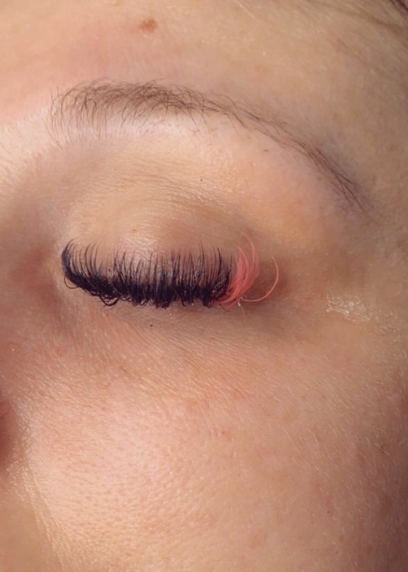 Colored Lashes Full Set