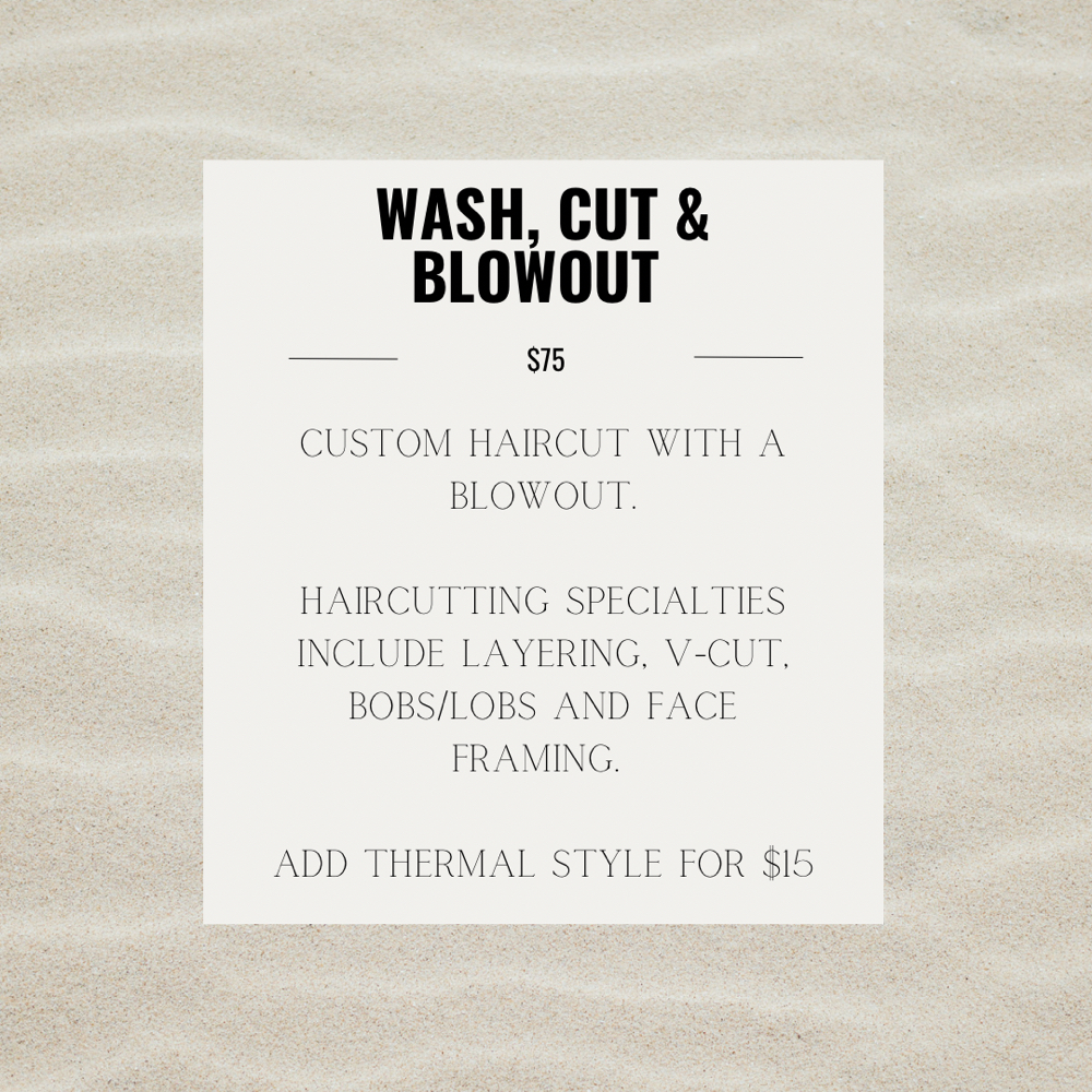 Wash, Cut & Blowout at Newave Hair Lounge in Florida, FL