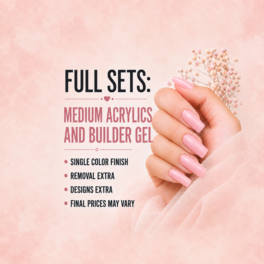 Full Sets: Medium Length at Its a Vibe Nails by Anna in Glen Burnie, MD