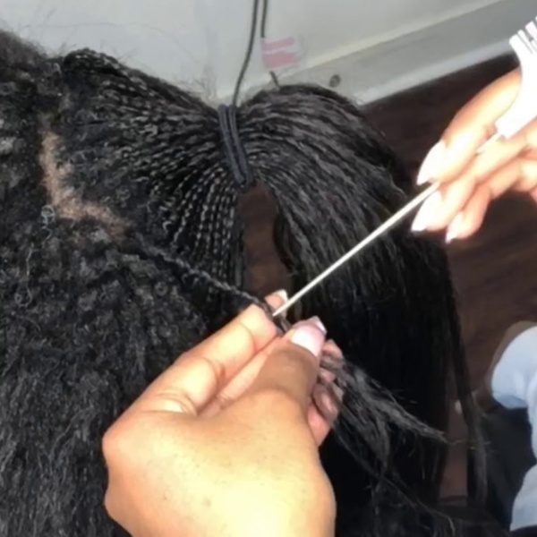 Braid Take-Down at Myca Mack Beauty in Northport, AL