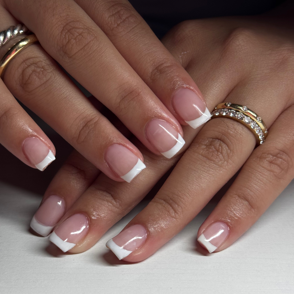 Nail Art: Classic French at MellyMani in Fredericksburg, VA