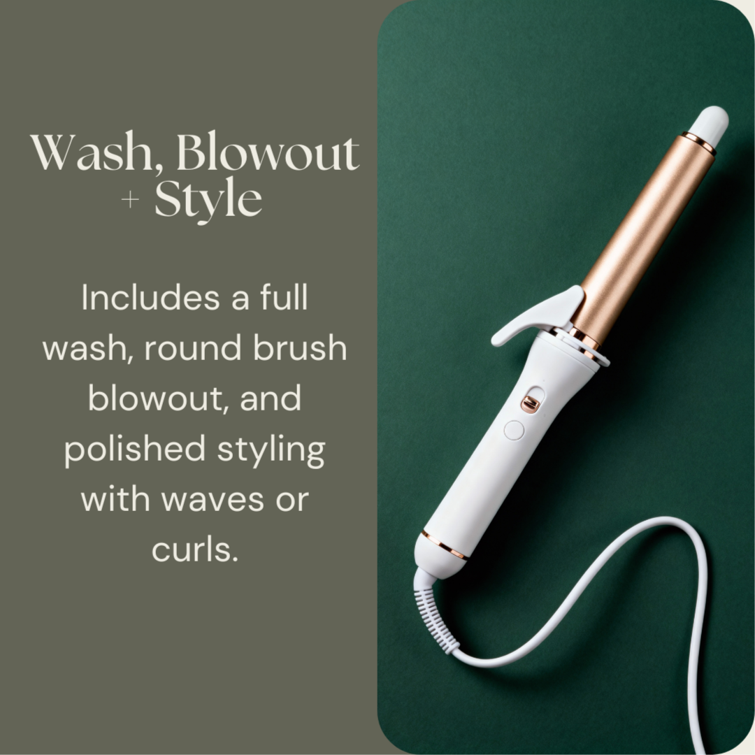 ✨ Wash, Blowout + Style