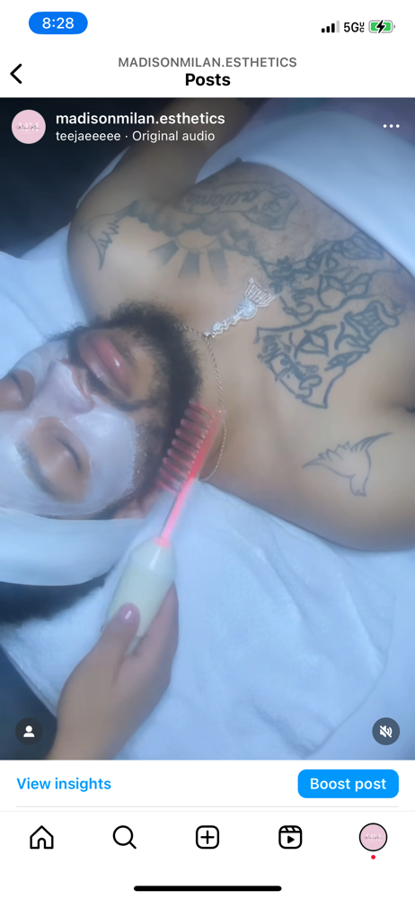Men’s Deluxe Facial + Beard Wash