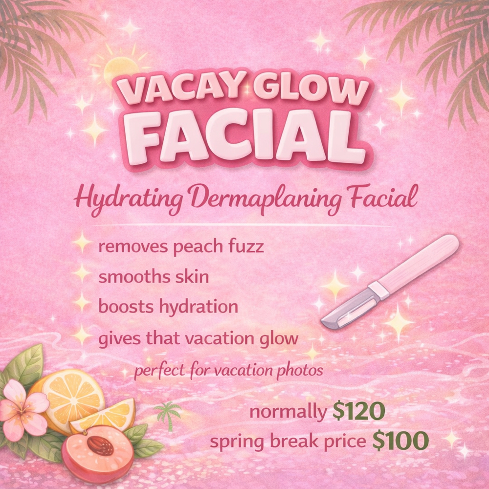 Vacay Glow Facial at Radiance By Rileigh in Grayling, MI
