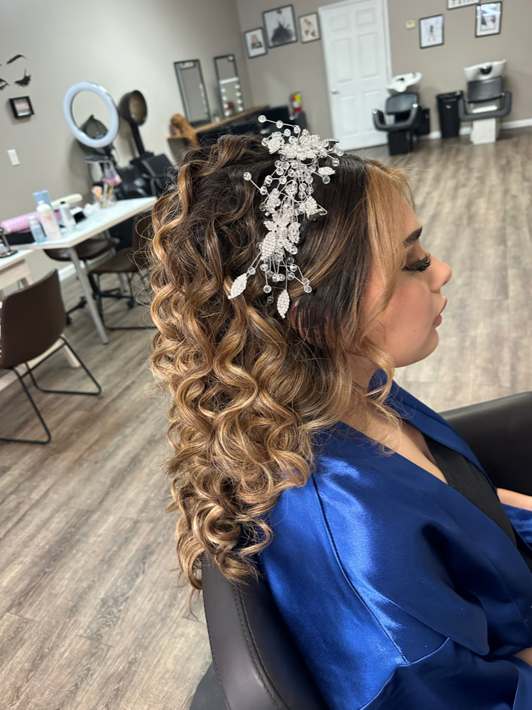 Quinceañera or Bridal Hair