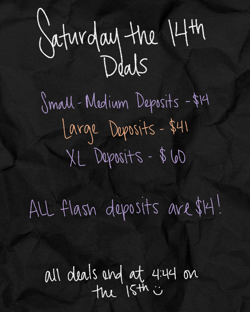 Saturday The 14th Deals