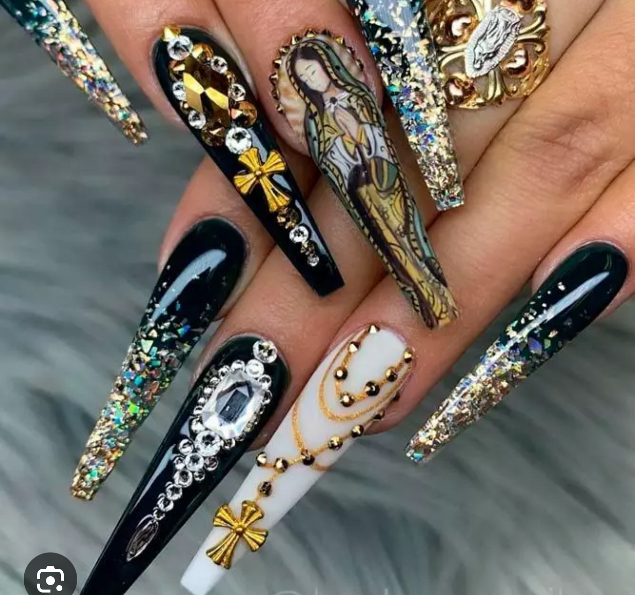 Nail Design (10 Xtra long nails)