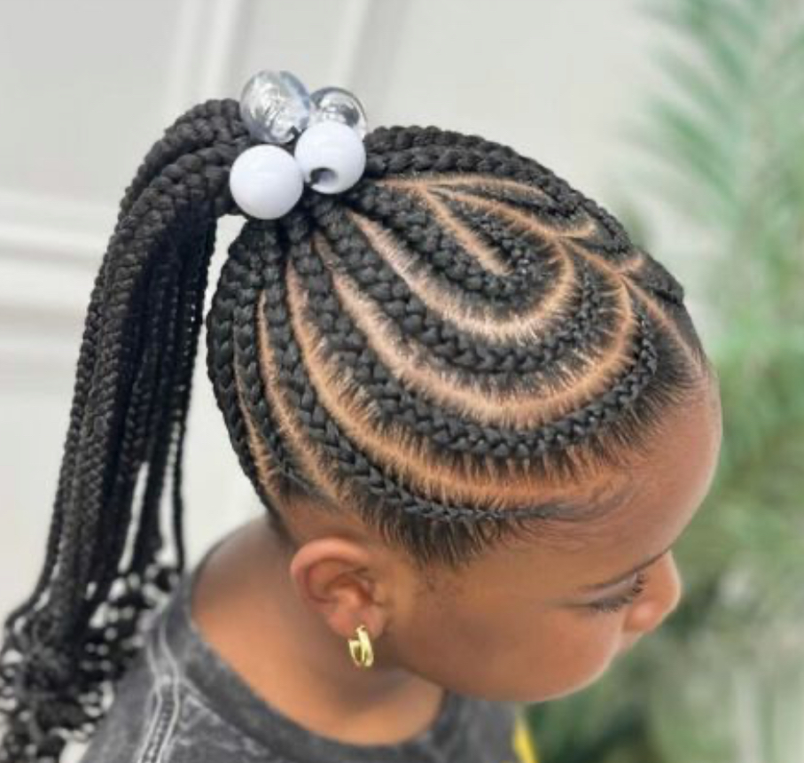 Kids Feedin Ponytail