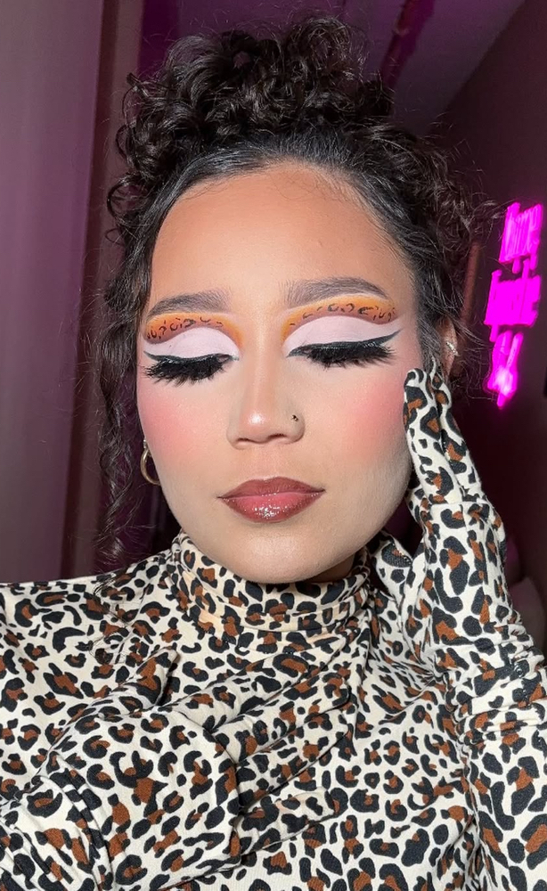 Editorial/Color glam at Monroe Lapaislie Studio in Dallas, TX