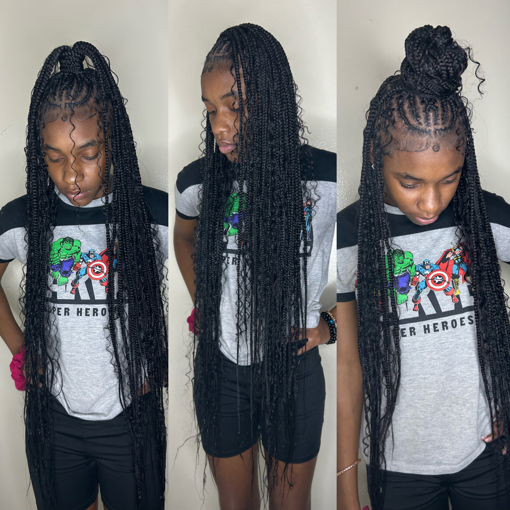 Small Fulani Boho Braids ๐