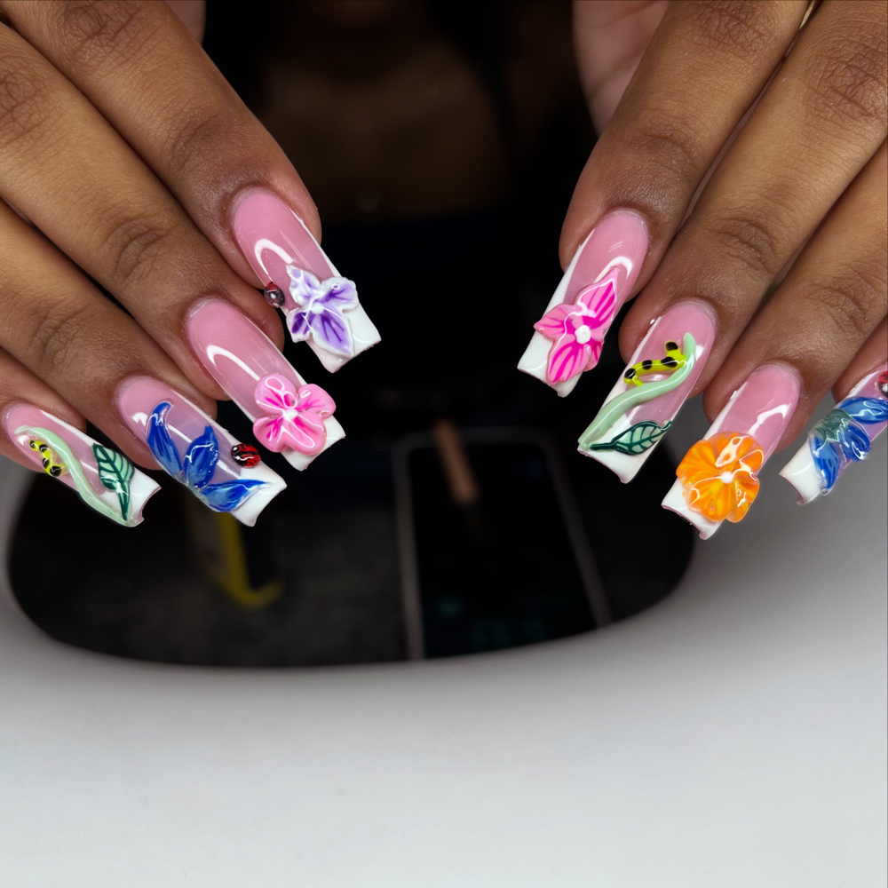 Medium/Long Gel X Extensions at The Nail Haven in Hudson, FL
