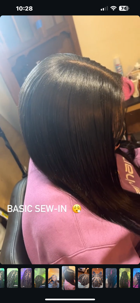 Basic Sew-in With Leave-out