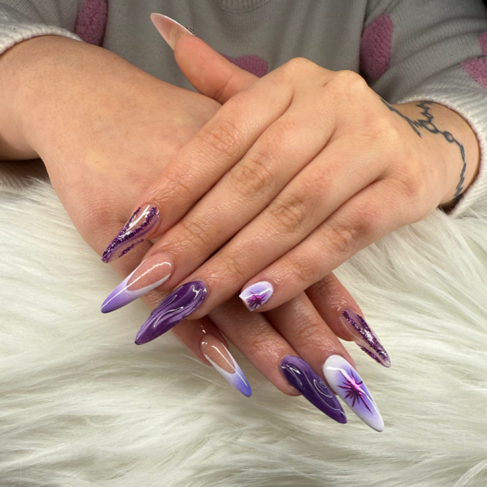 Medium Acrylic Fill In at Nail'd By Bella in Lexington, KY