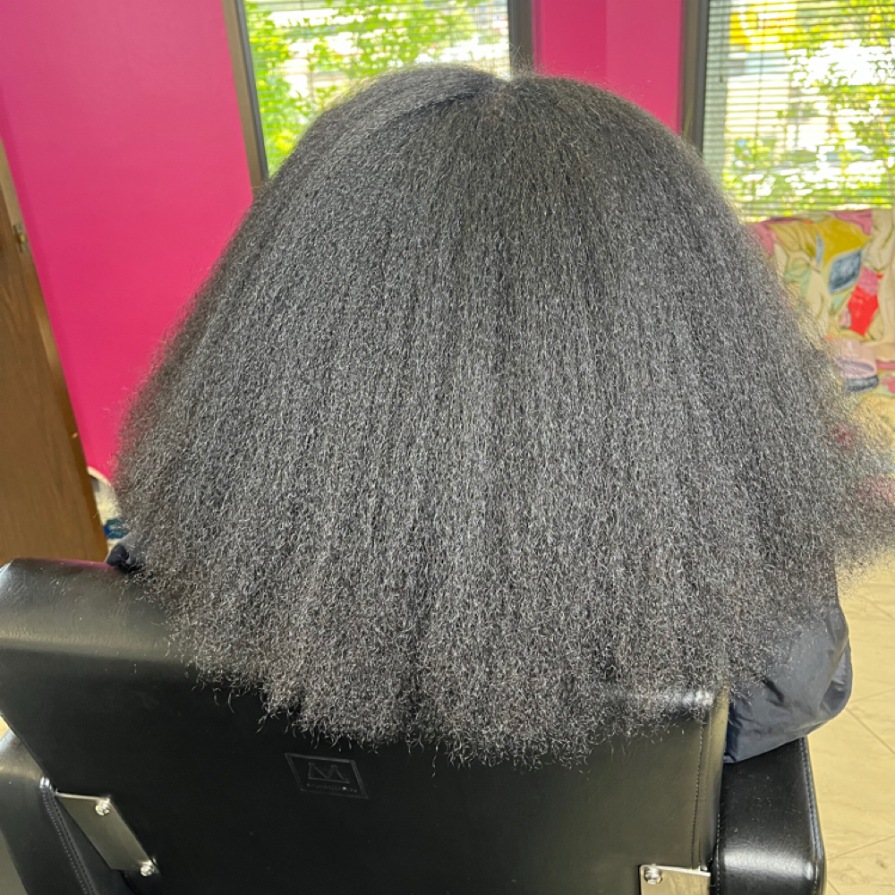 After/Before Next Protective Style at Gorgeous Strands Natural Hair Salon in Houston, TX