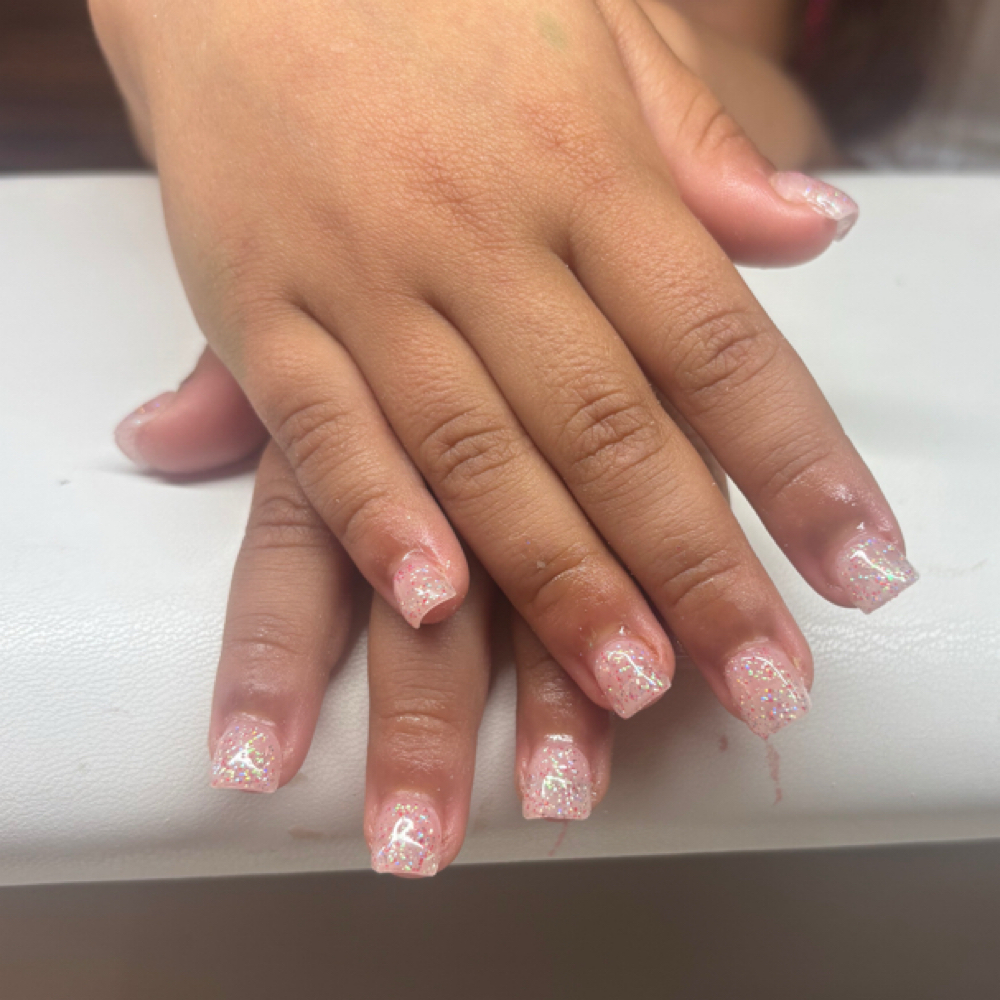Kids manicure at Perfectly Polished in Abbeville, SC