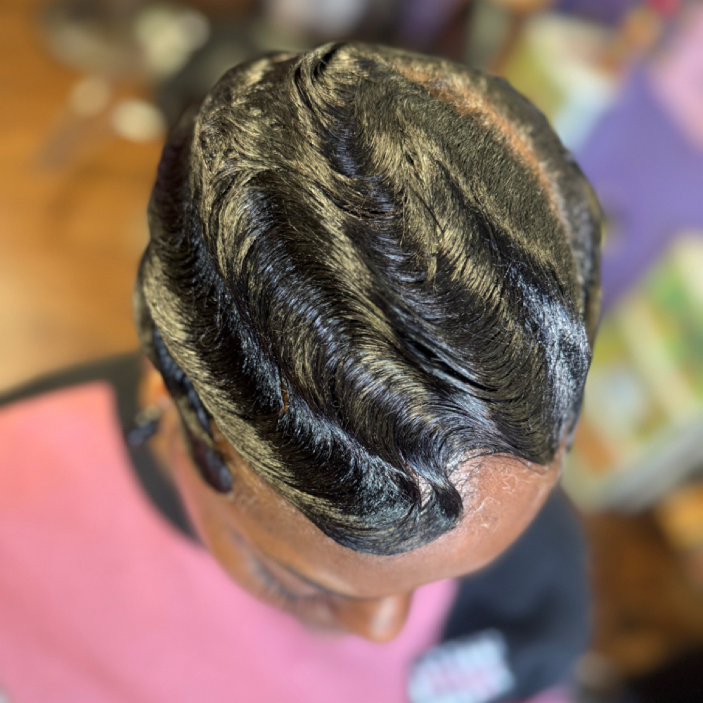 Finger waves with hair included at Consquilla  Carey in Richmond, VA
