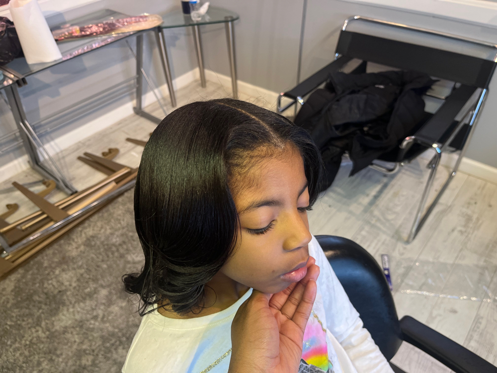 press & curl at The Hairapist Experience in Mount morris, MI