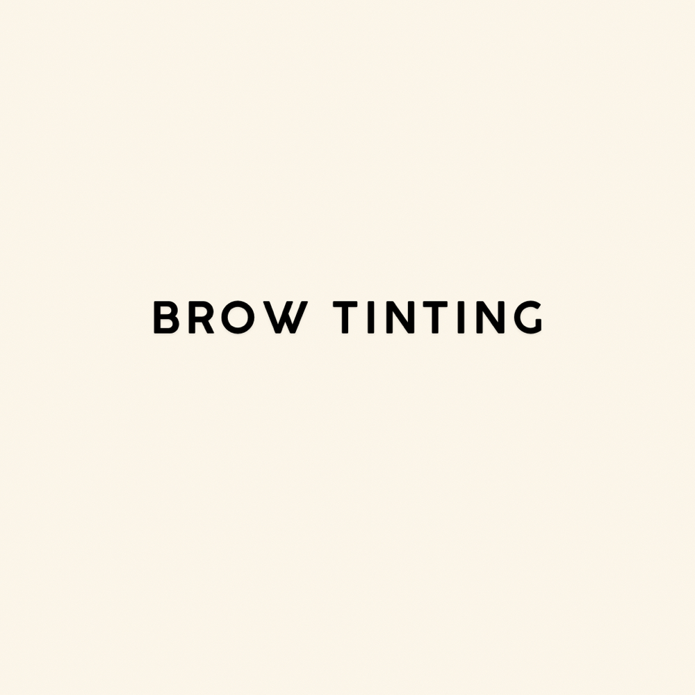 Brow Tinting