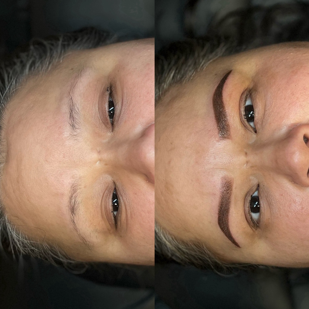 Ombre Powder Brows at MelRose Esthetics By Bridget in Racine, WI