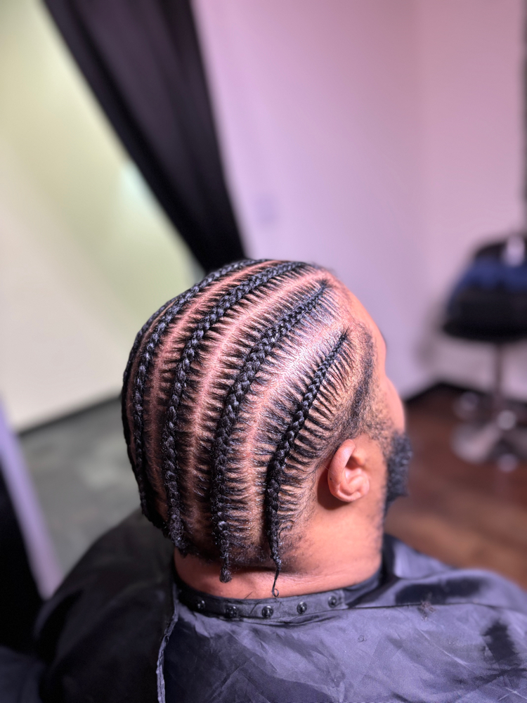 Men's Straight Stitch Braids