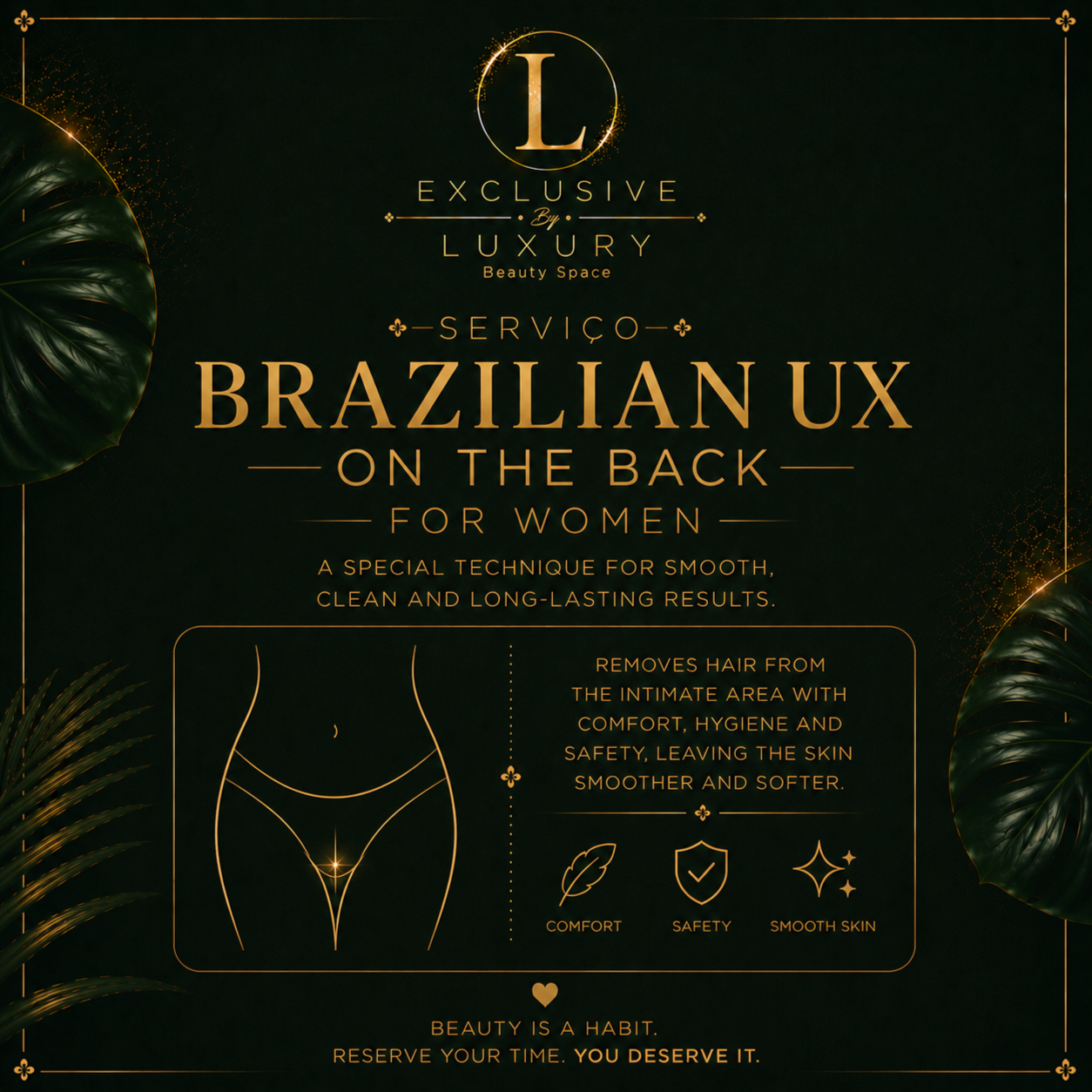 Brazilian Wax No Back at Exclusive by luxury beauty space in Elizabeth, NJ
