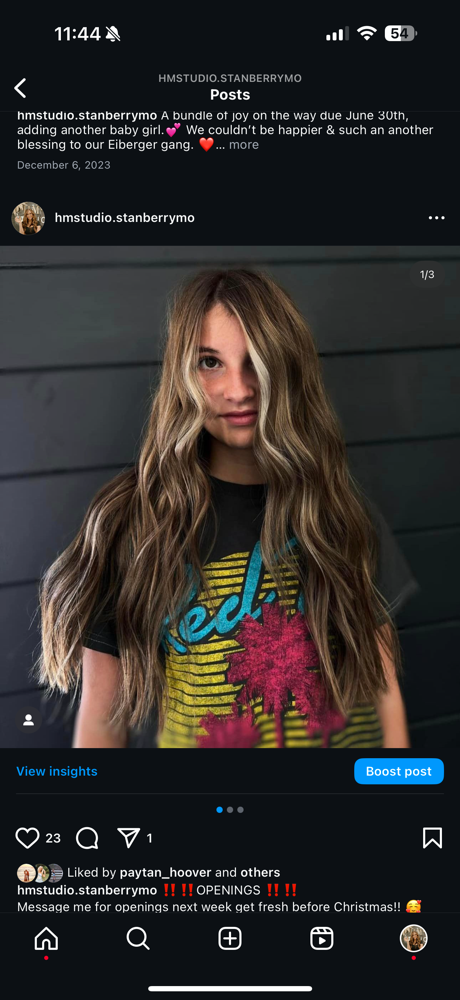 Balayage Hair Coloring