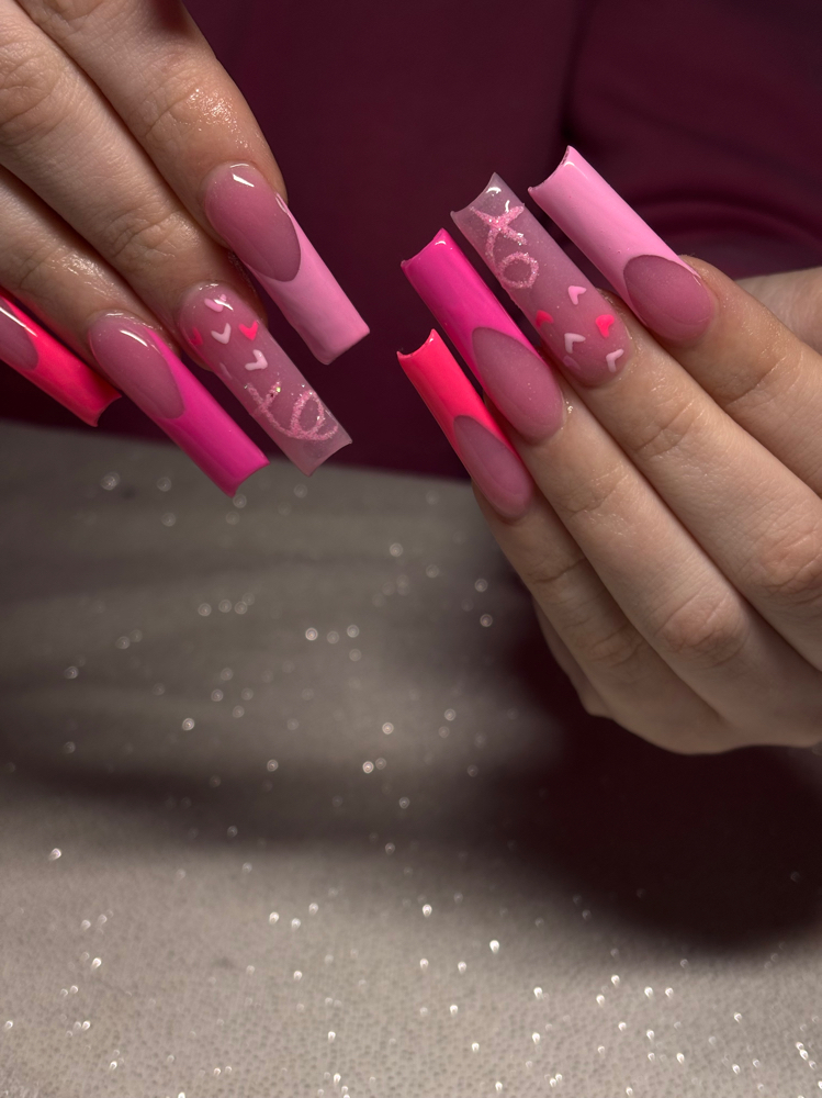 Xtra-long Acrylic Nails at Sammy’s cosmo in Salem, OR