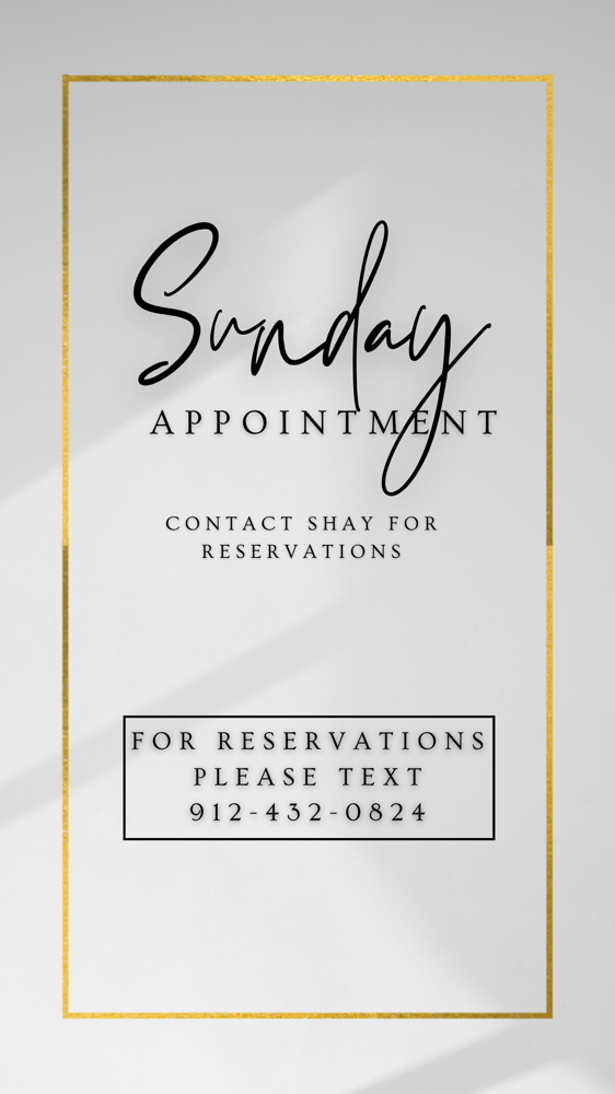 Sunday Appointments