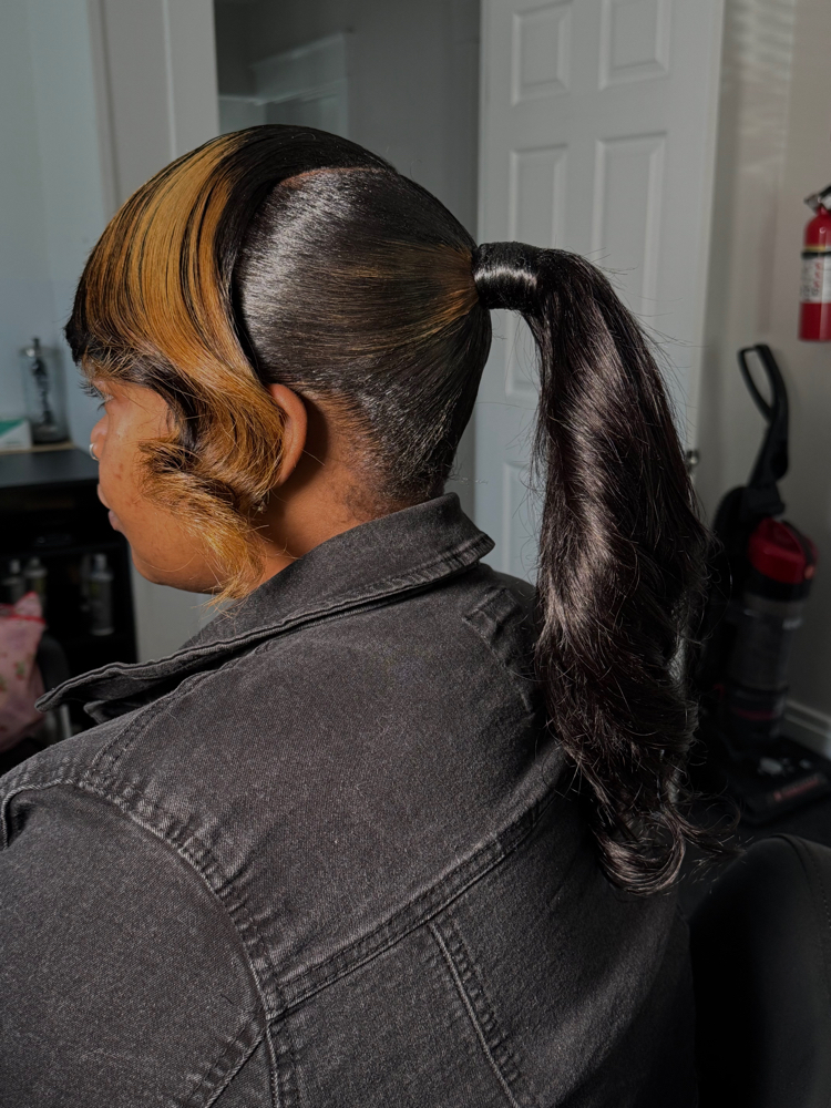 Ponytails with Hair provided