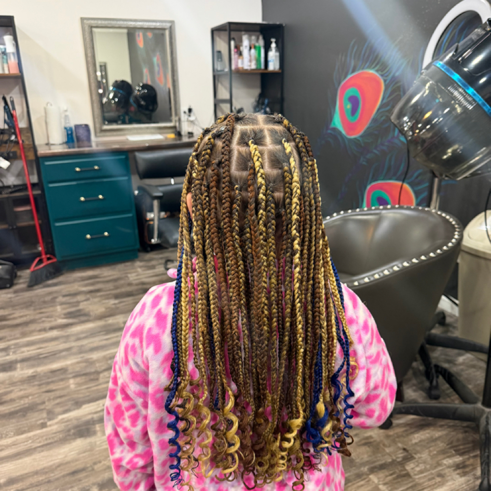 Kids Knotless Braids at Jay’s Fades & Braids in Fort Scott, KS