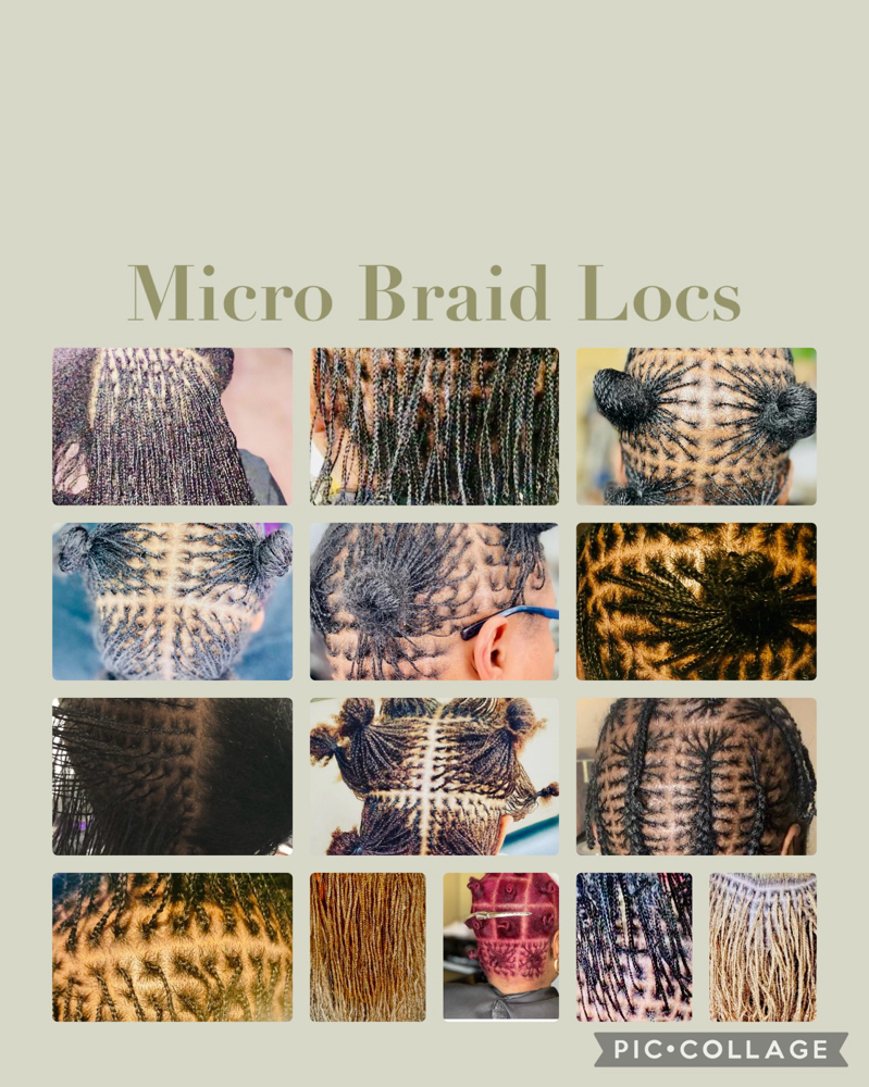 Micro Braid Loc Install