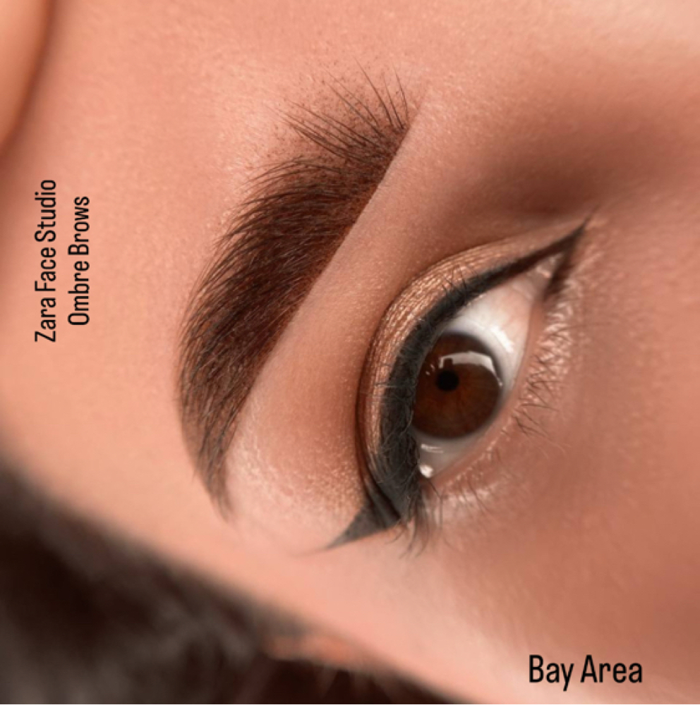 Signature Ombre Brows at Zara Face Studio in Walnut Creek, CA