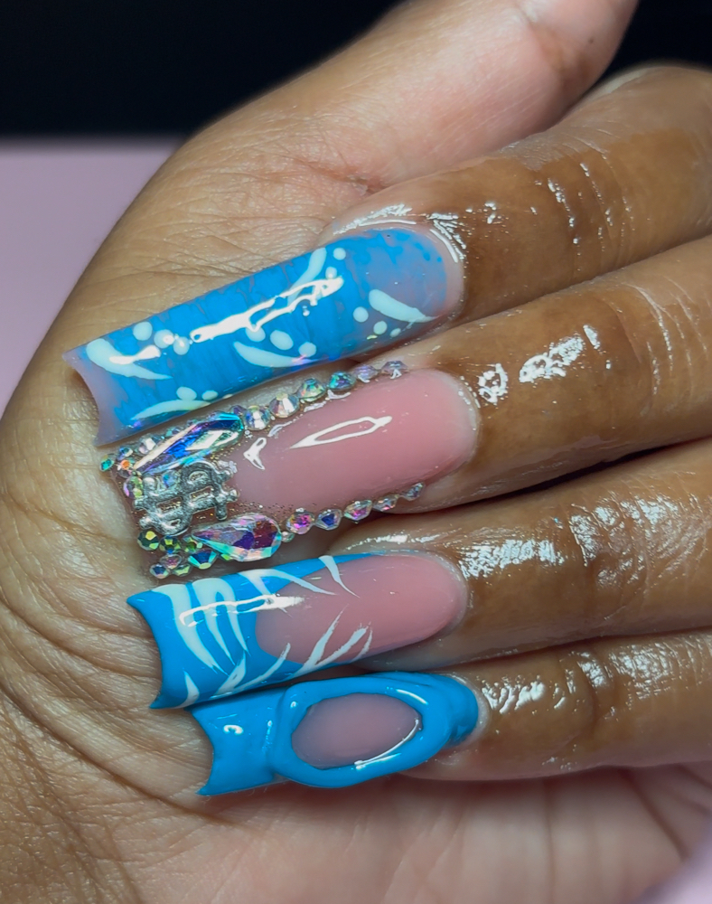 Long Freestyles at Pink Velvet Nail Studio in Arlington, TX