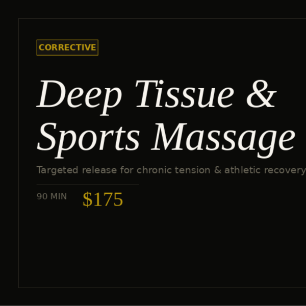 Deep Tissue & Sports Massage 90min at The Restore Protocol in Orlando, FL