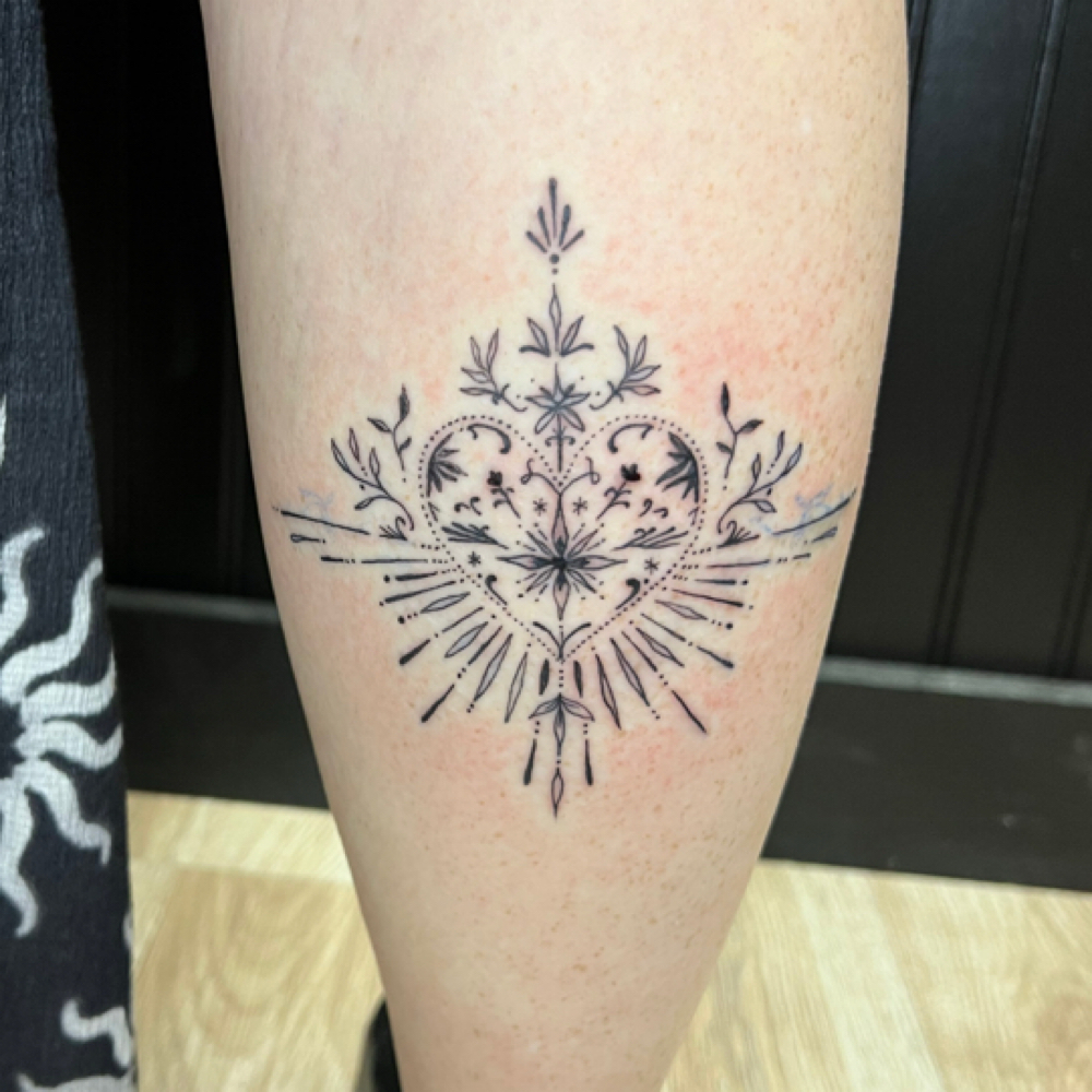 Large Fineline Tattoo (5”+) at INKED BY KT in Lexington, NC