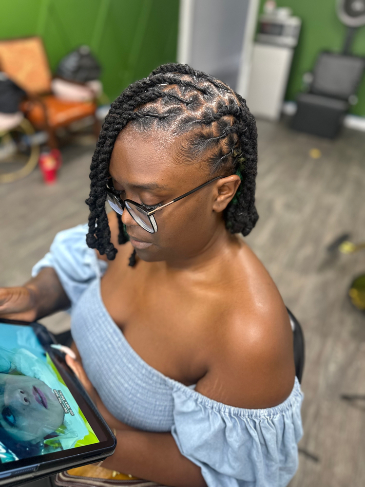 Extended Two Strand Twists Short at Xio Hair & Beauty Bar in Rosedale, MD
