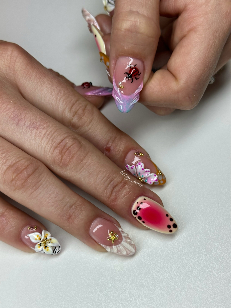 Short or Medium Acrylic Full Set