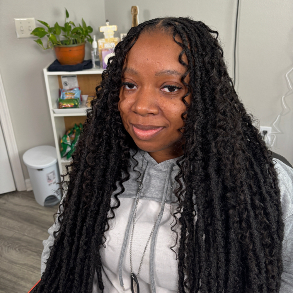 Boho locs at Simara co. in Riverview, FL