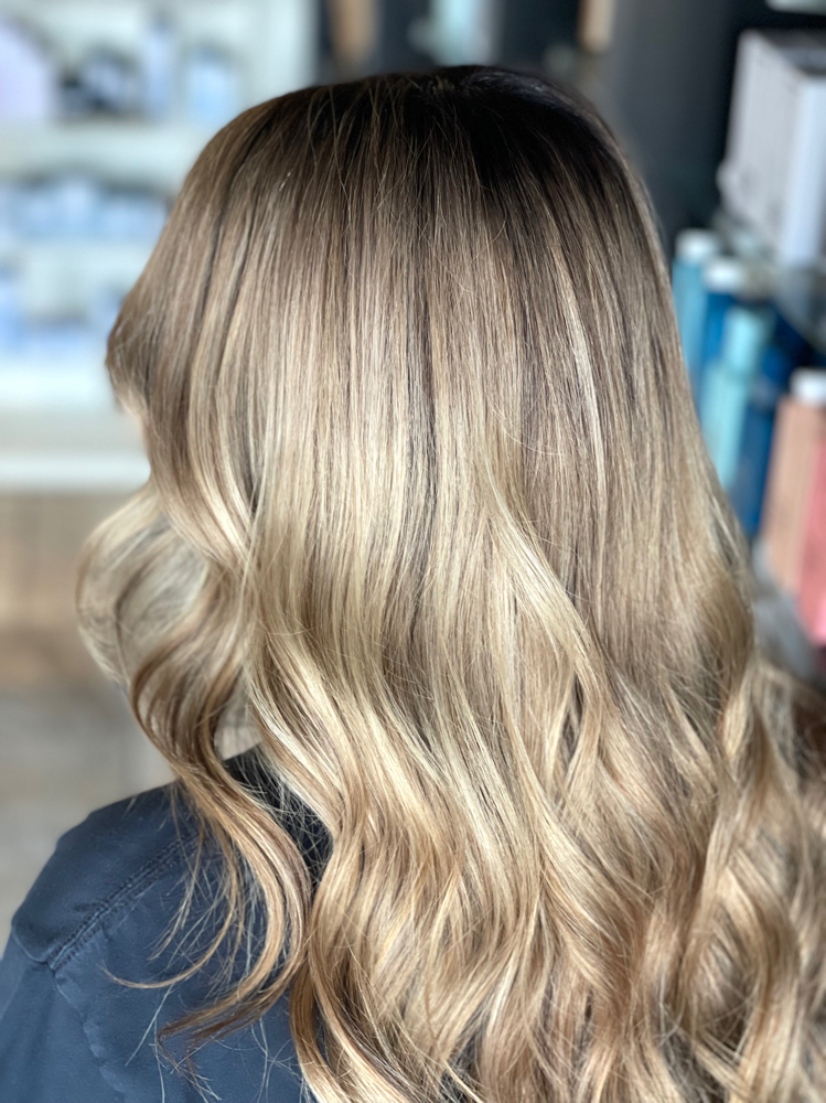 Balayage & Haircut & Toner