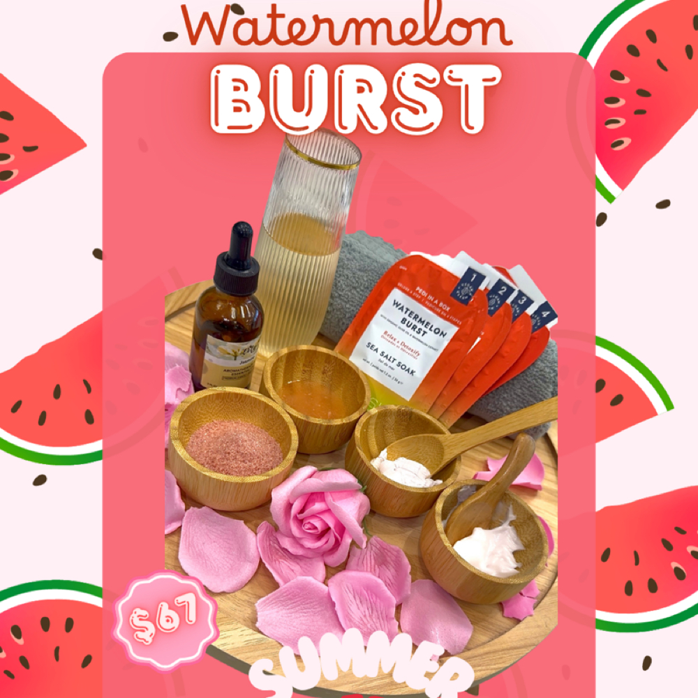 🍉✨Watermelon Burst Pedi SPECIAL🍉✨ at WC Artistry Nails in Hot Springs, AR