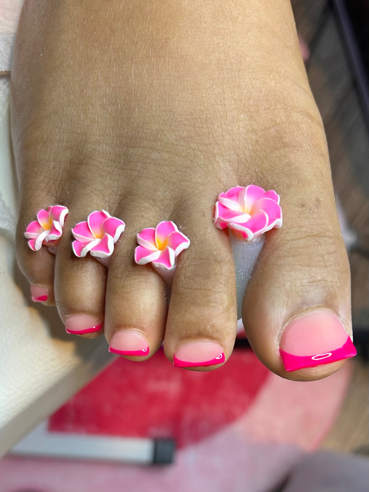 Acrylic Toe Frenchies