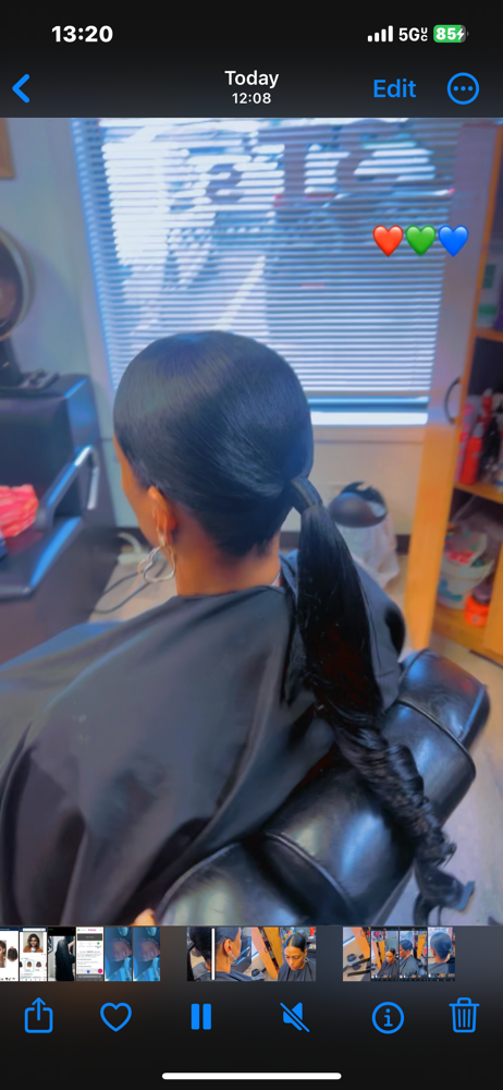 Sleek Ponytail