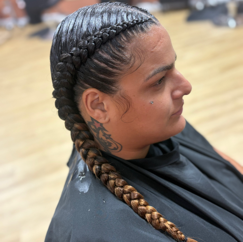 two braids (no hair added) at The Ny3 Luxe experience in Harker Heights, TX