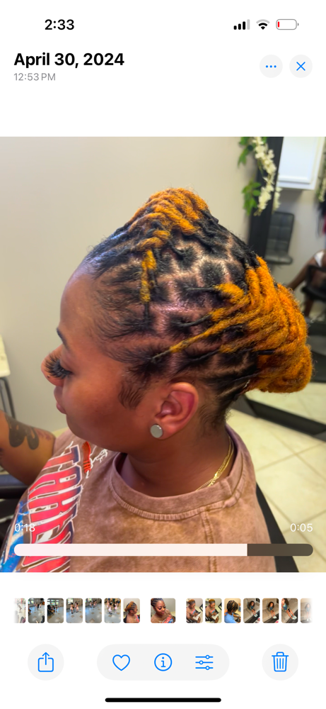 Loc Retwist & Simple Style