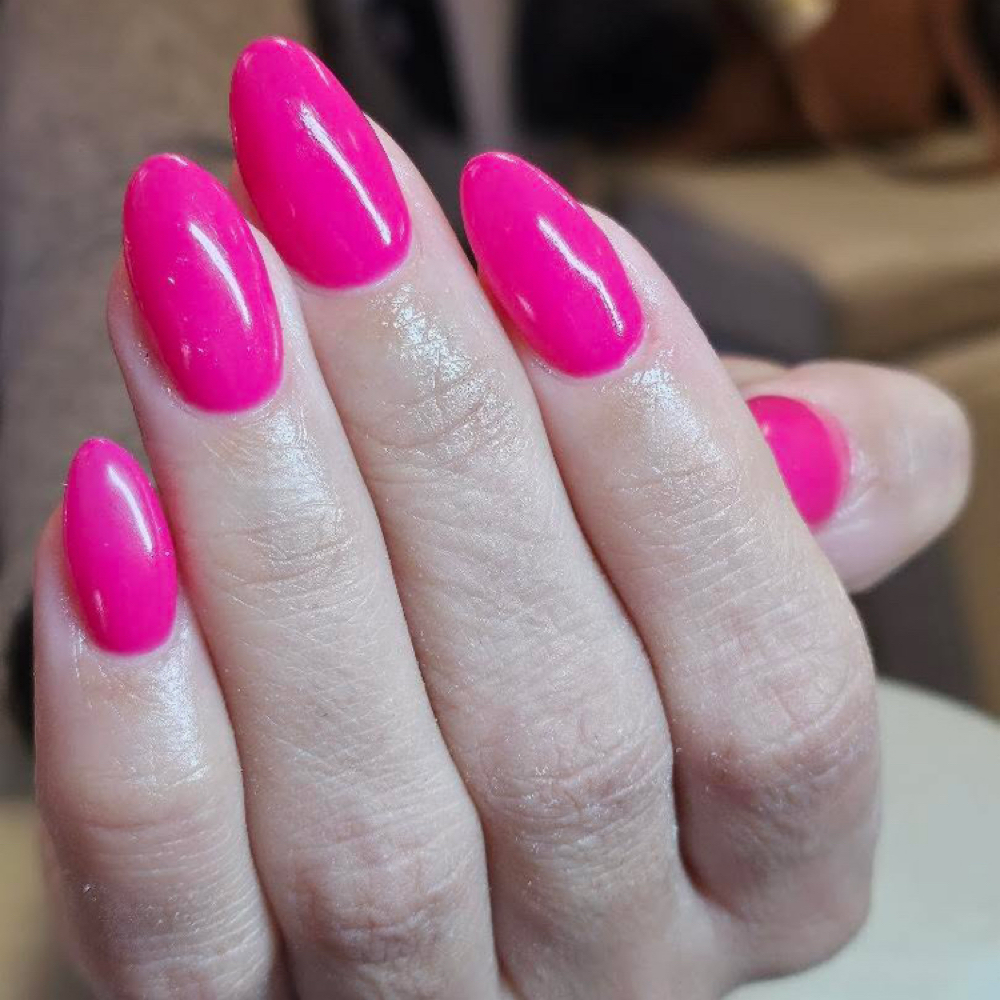 Hard gel overlay at Zaza nails LLC in Junction, KS