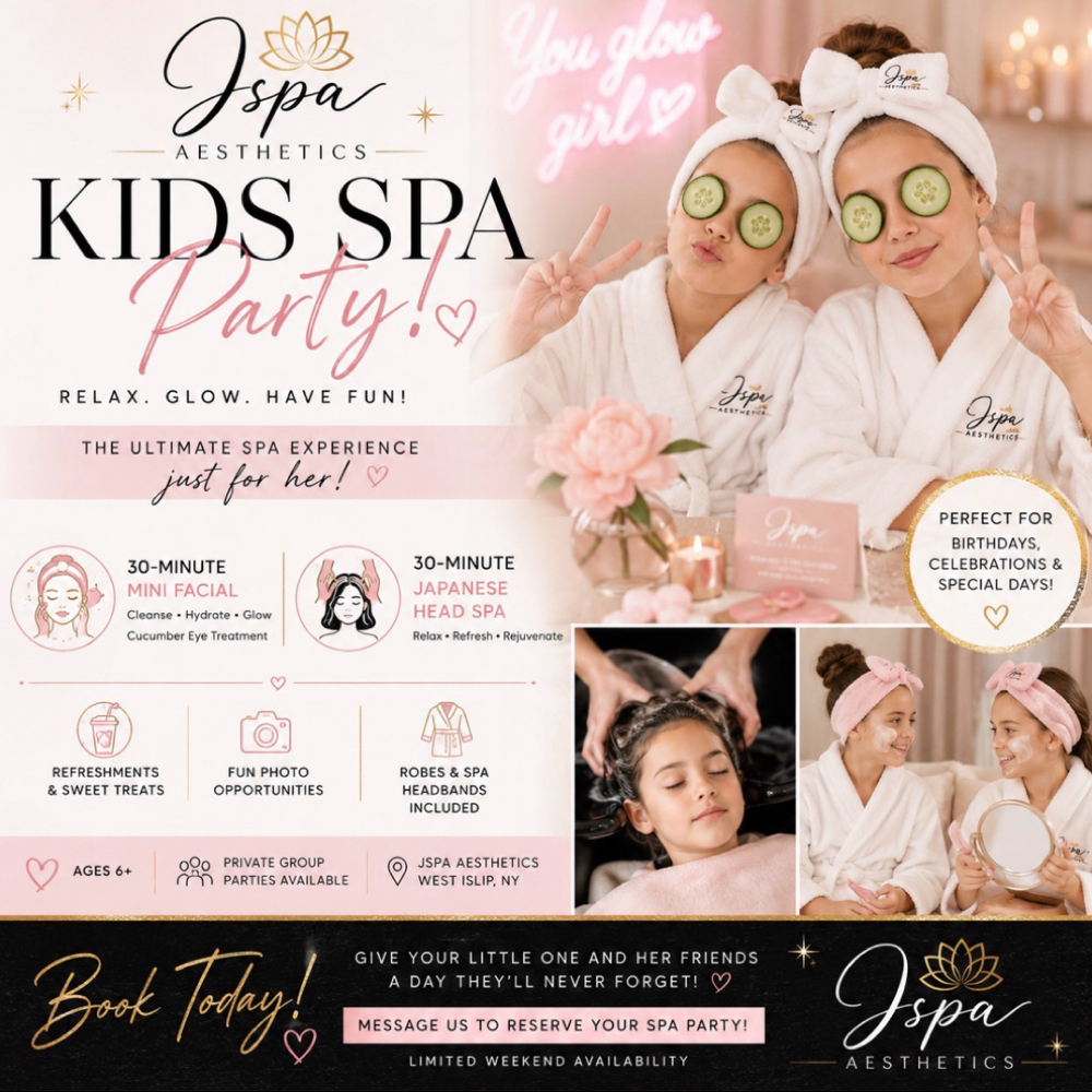 Kids Spa Party West Islip Location at Jspa Aesthetics LLC in Commack, NY