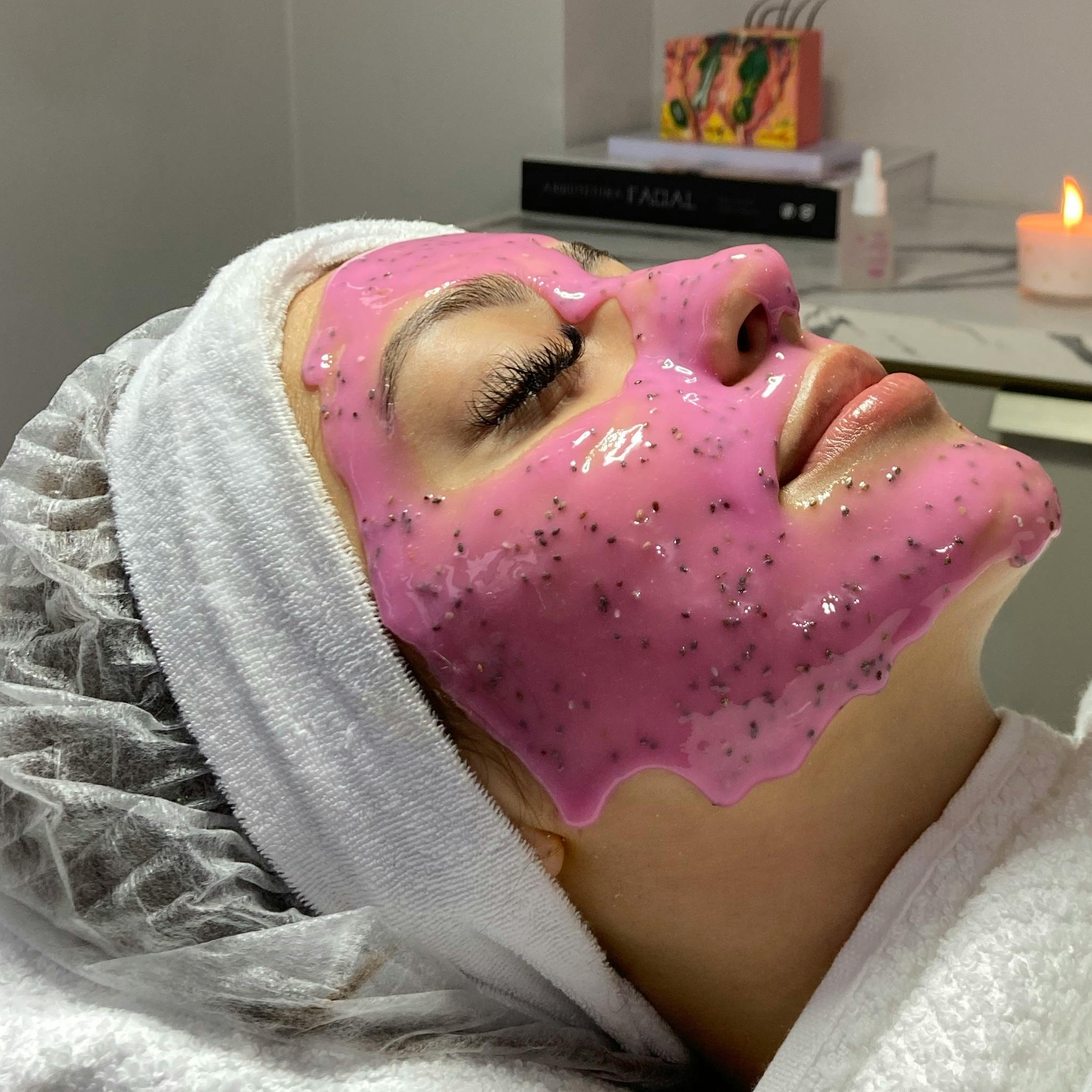 Jelly Mask Upgrade at Pink Feather Esthetics in Peekskill, NY